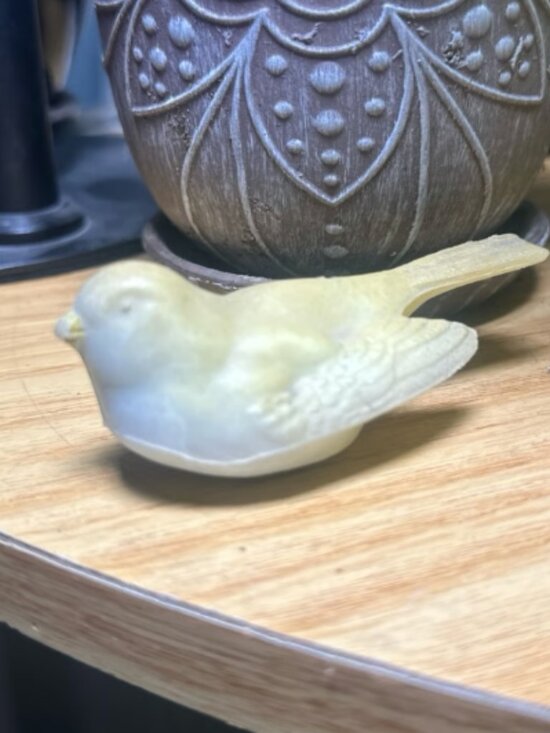 Other - Vintage Heavy Glass Canary Bird Figurine Home Decor